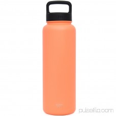 Simple Modern 22 Ounce Summit Water Bottle + Extra Lid - Vacuum Insulated Powder Coated Swell Iced Tea 18/8 Stainless Steel Flask - Pink Hydro Travel Mug - Blush 567920681